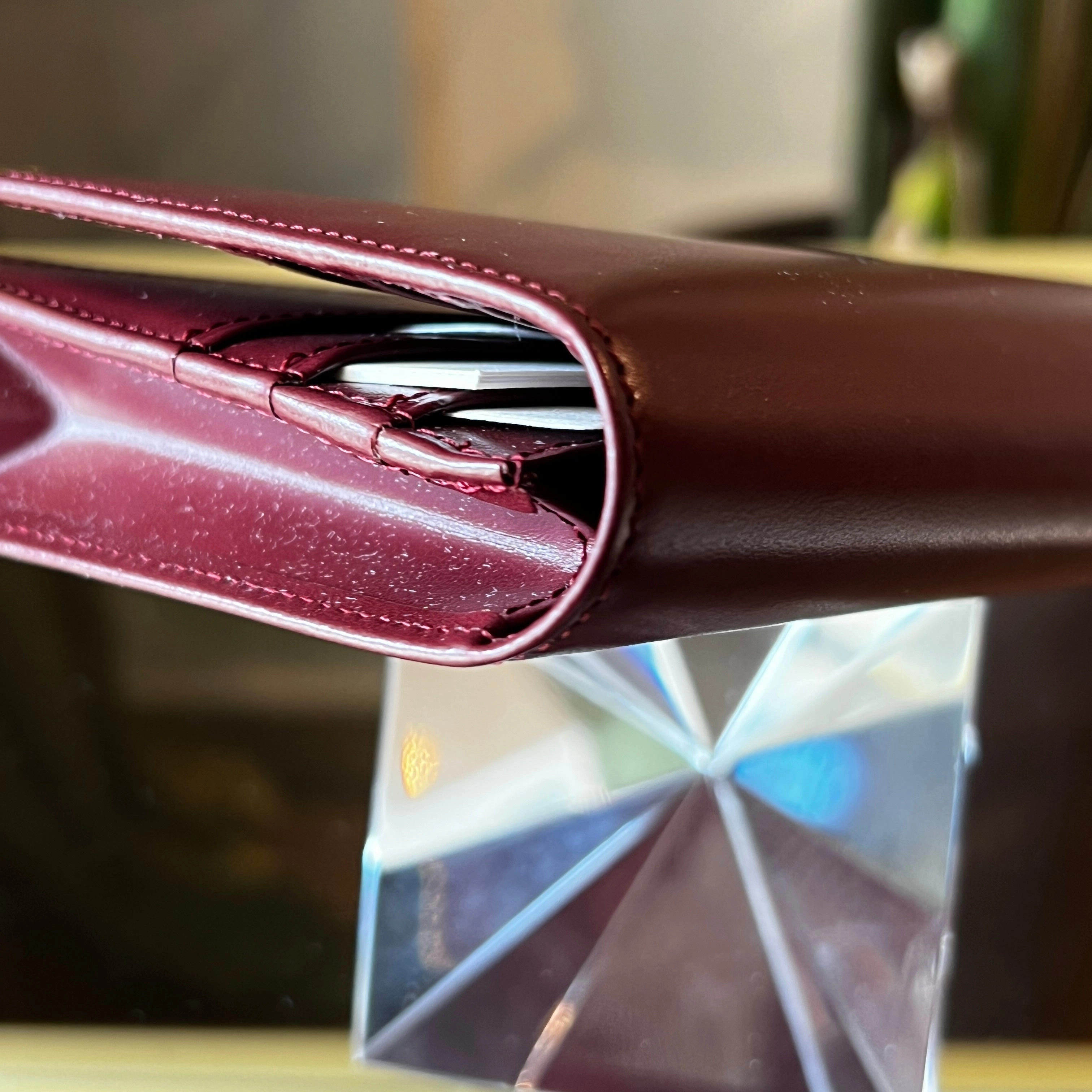 CARTIER Must de Cartier Continental Red Leather Long Wallet