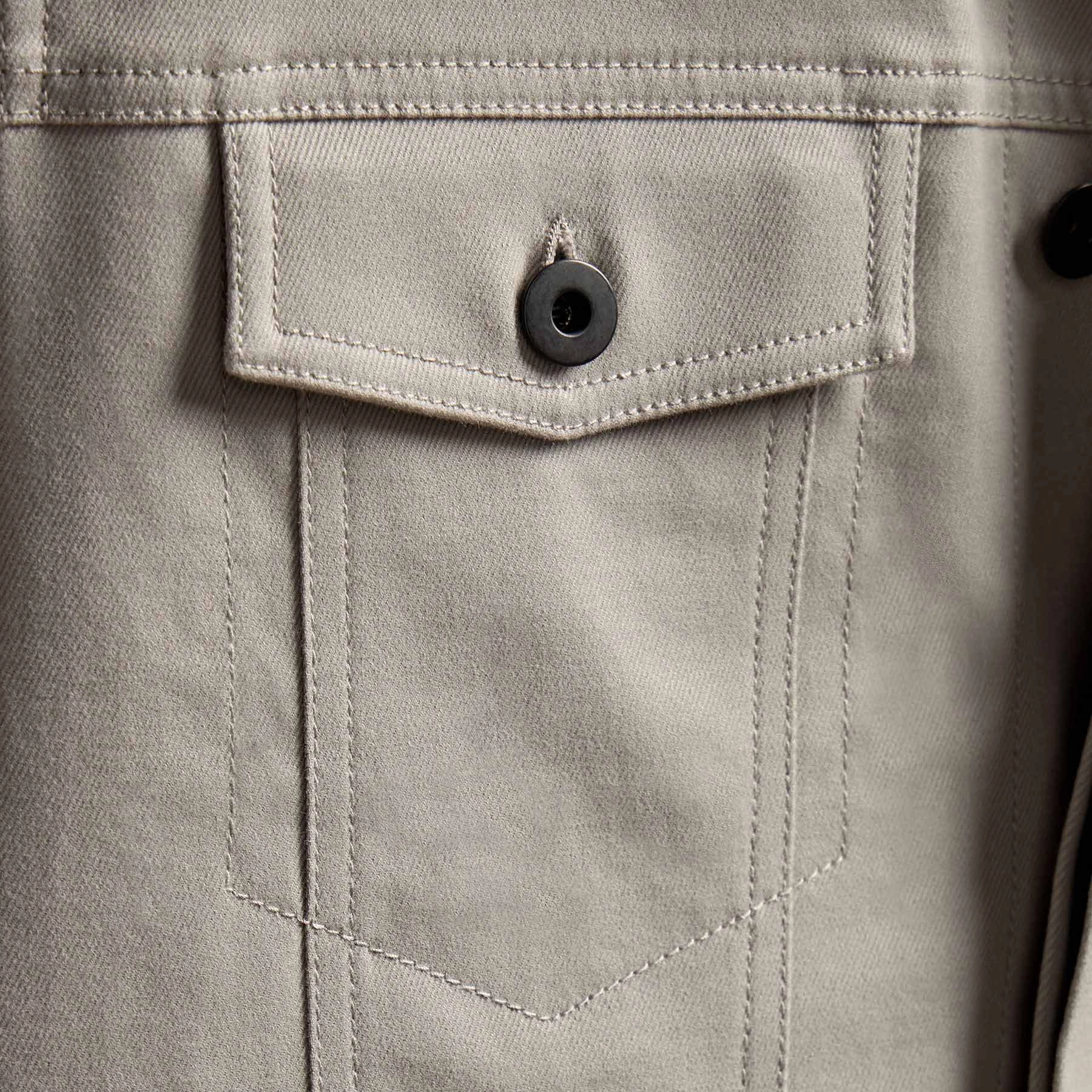 Cashmere Touch Cotton Jacket - Light Tan