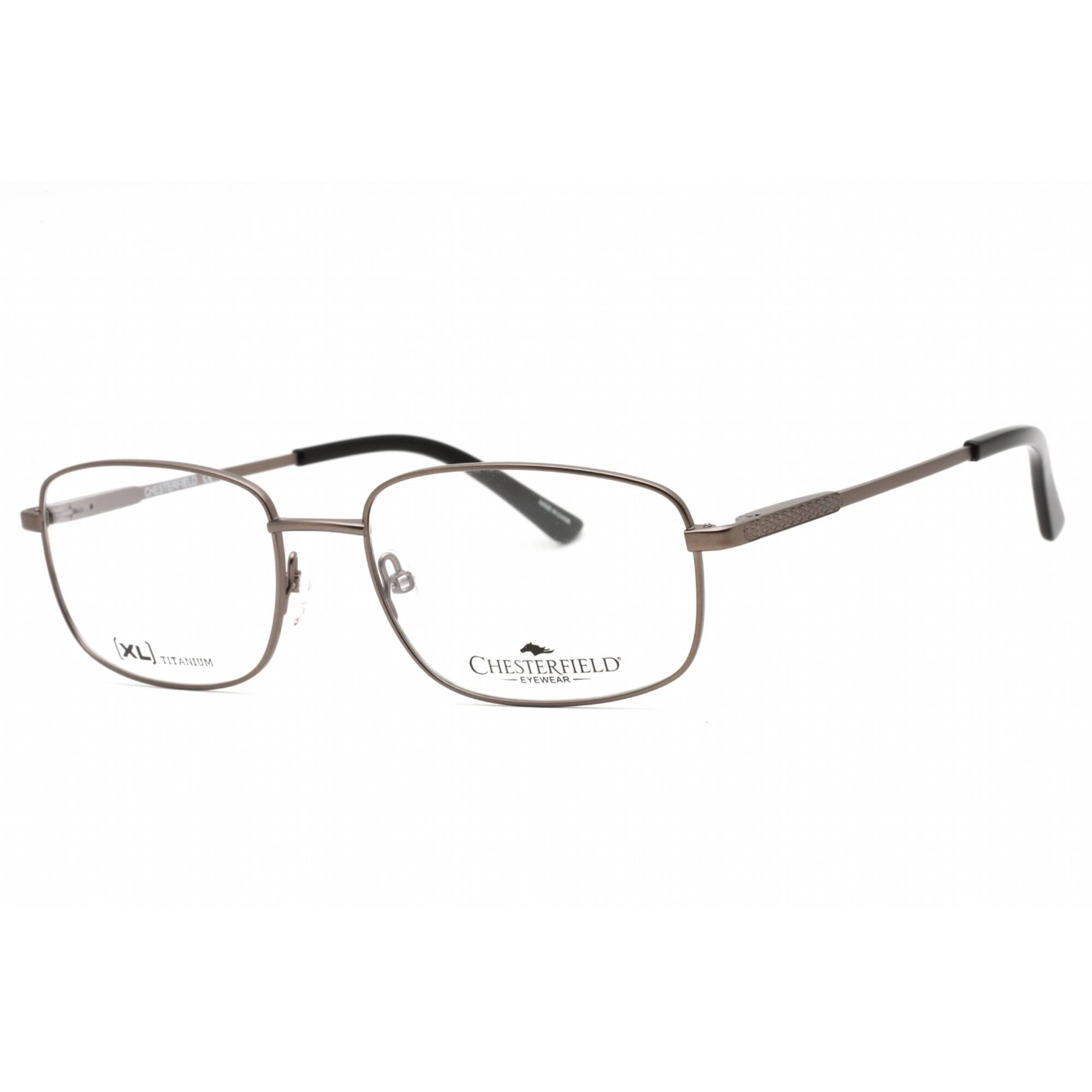 Chesterfield Men's Eyeglasses - Brushed Grey Metal Full Rim Frame | CH 73XL/T 0JCA 00