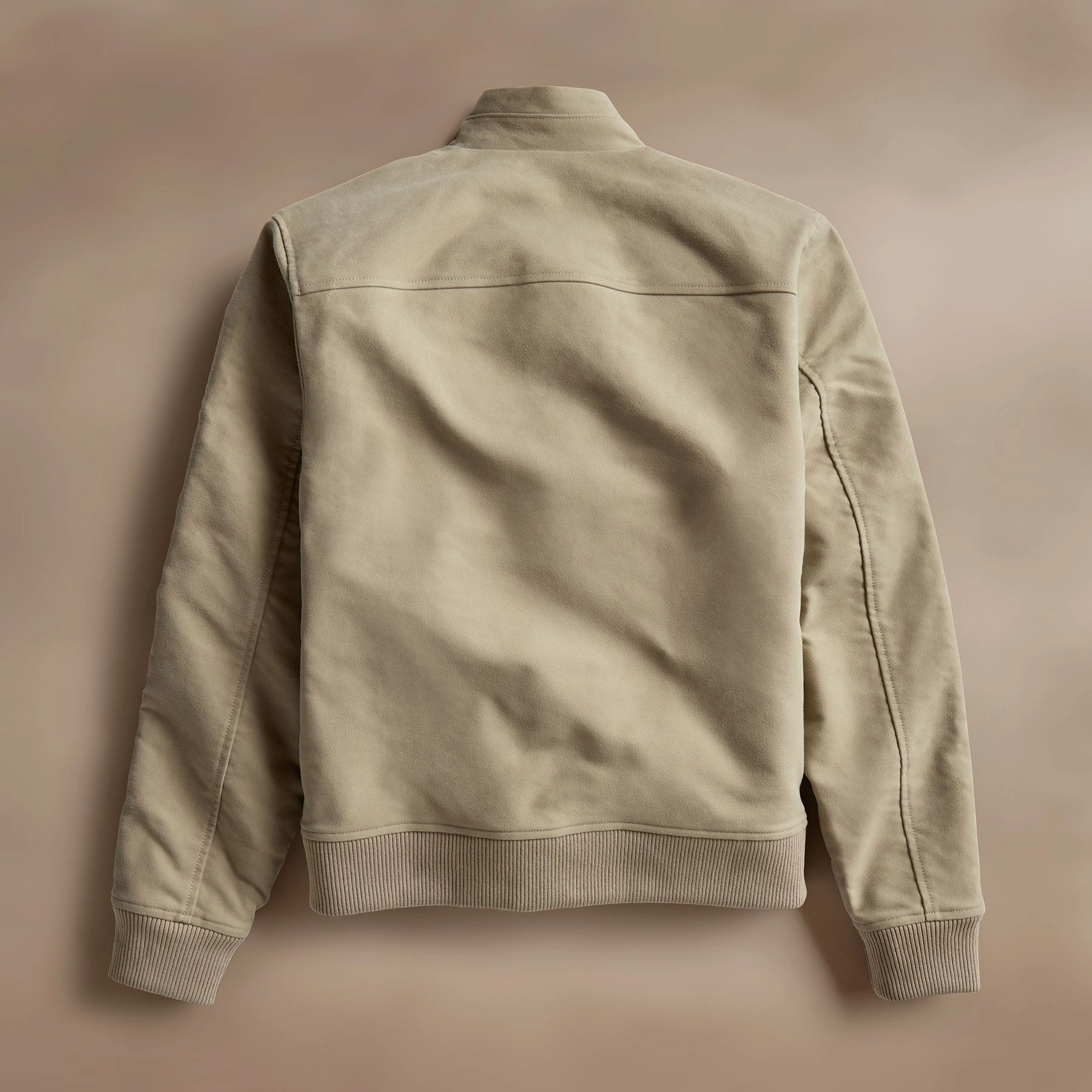 Cotton Moleskin Flight Jacket - Overcast
