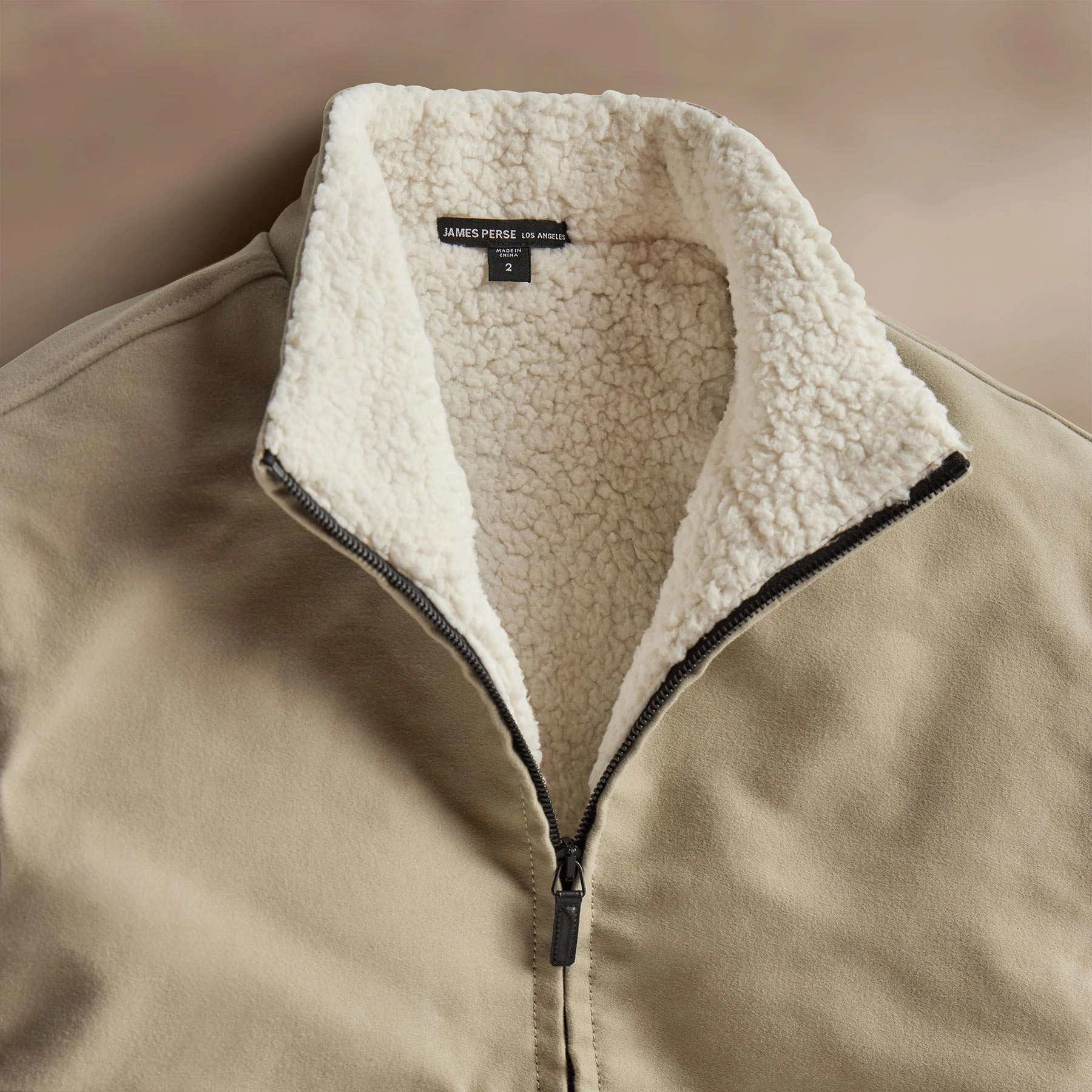 Cotton Moleskin Flight Jacket - Overcast