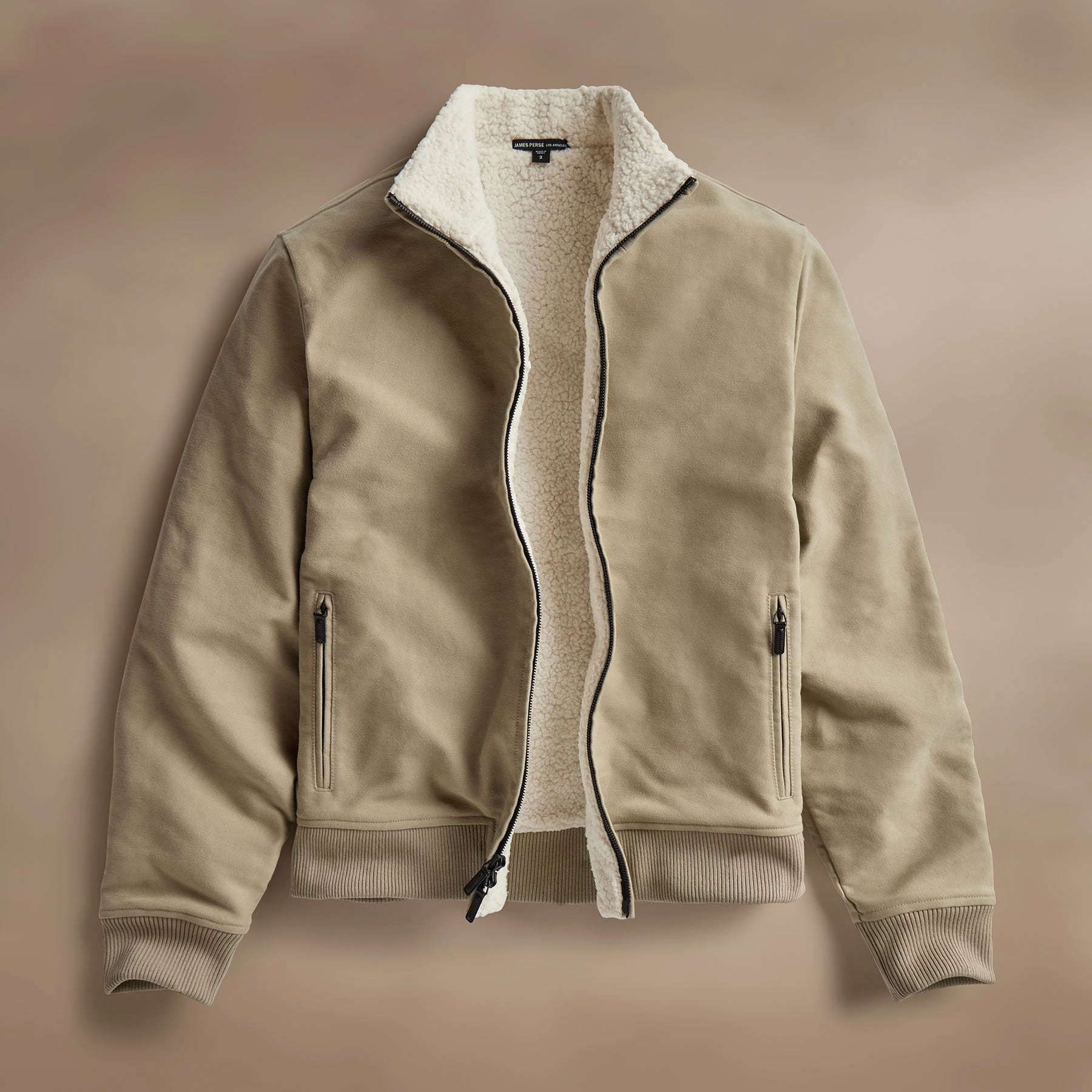 Cotton Moleskin Flight Jacket - Overcast