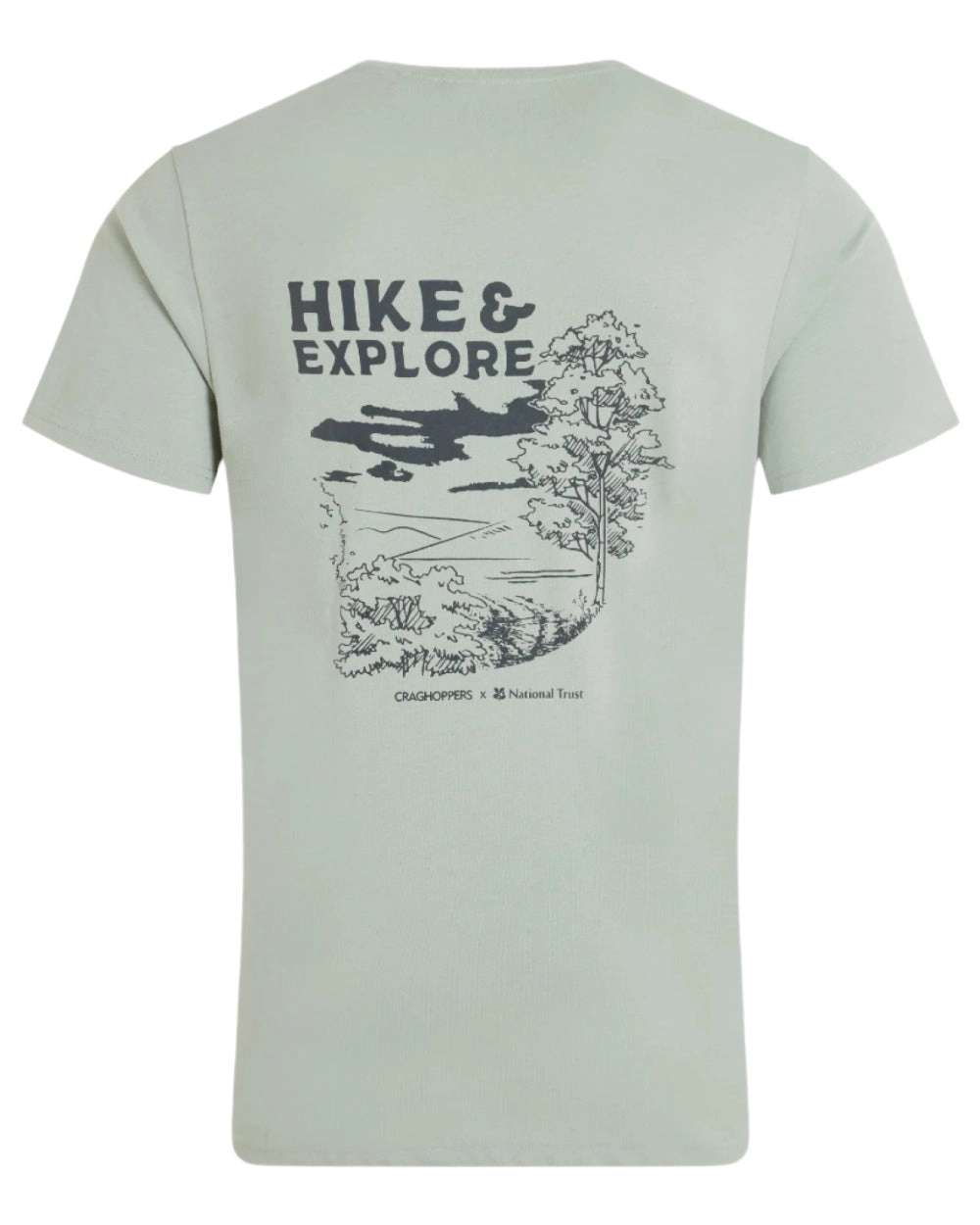 Craghoppers Mens National Trust Sabden Short Sleeved T-Shirt