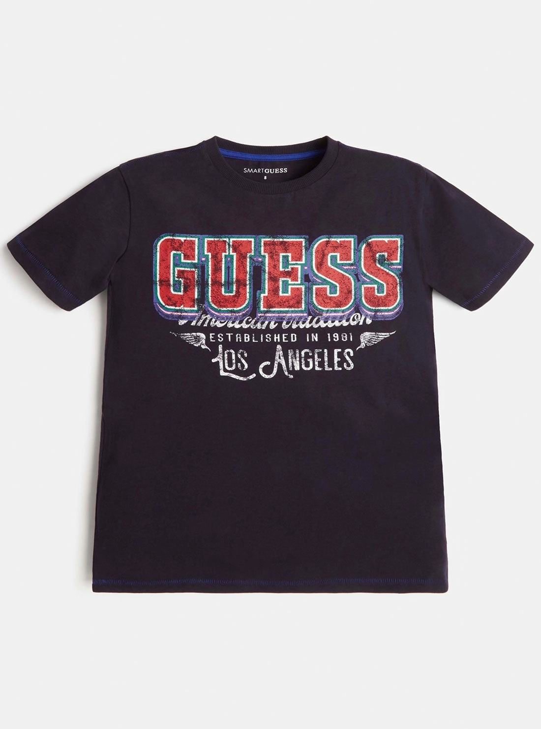 Deep Blue American Tradition Logo T-Shirt (7-16)
