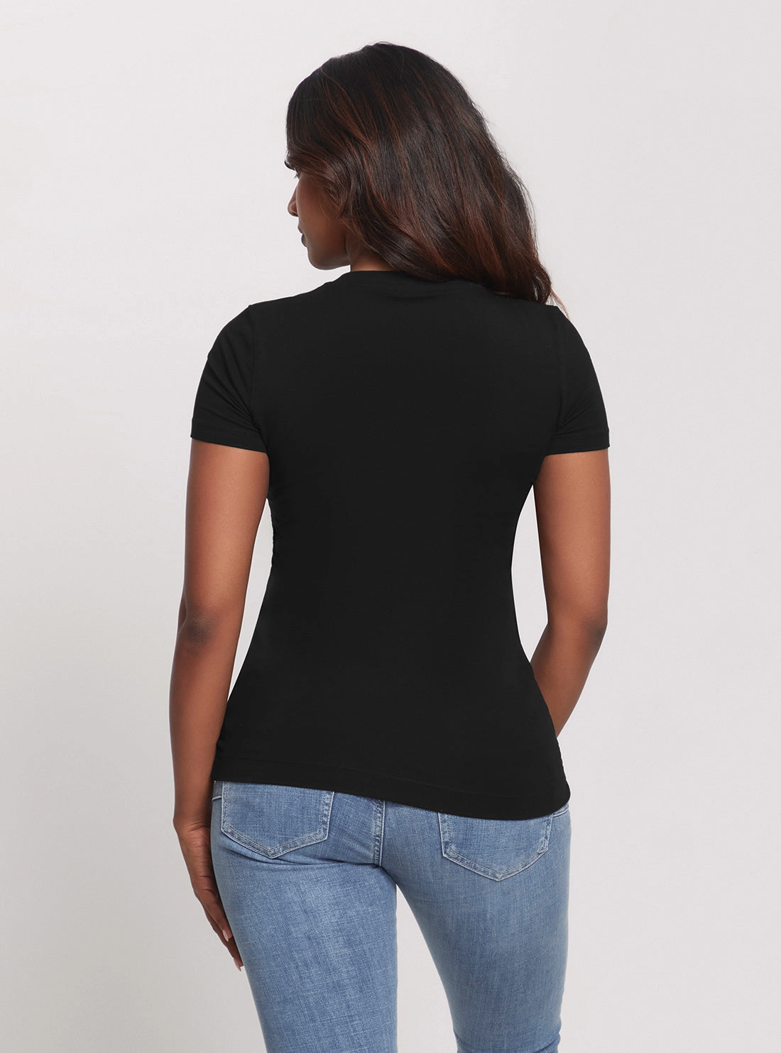 Eco Black Tropical Triangle T-Shirt