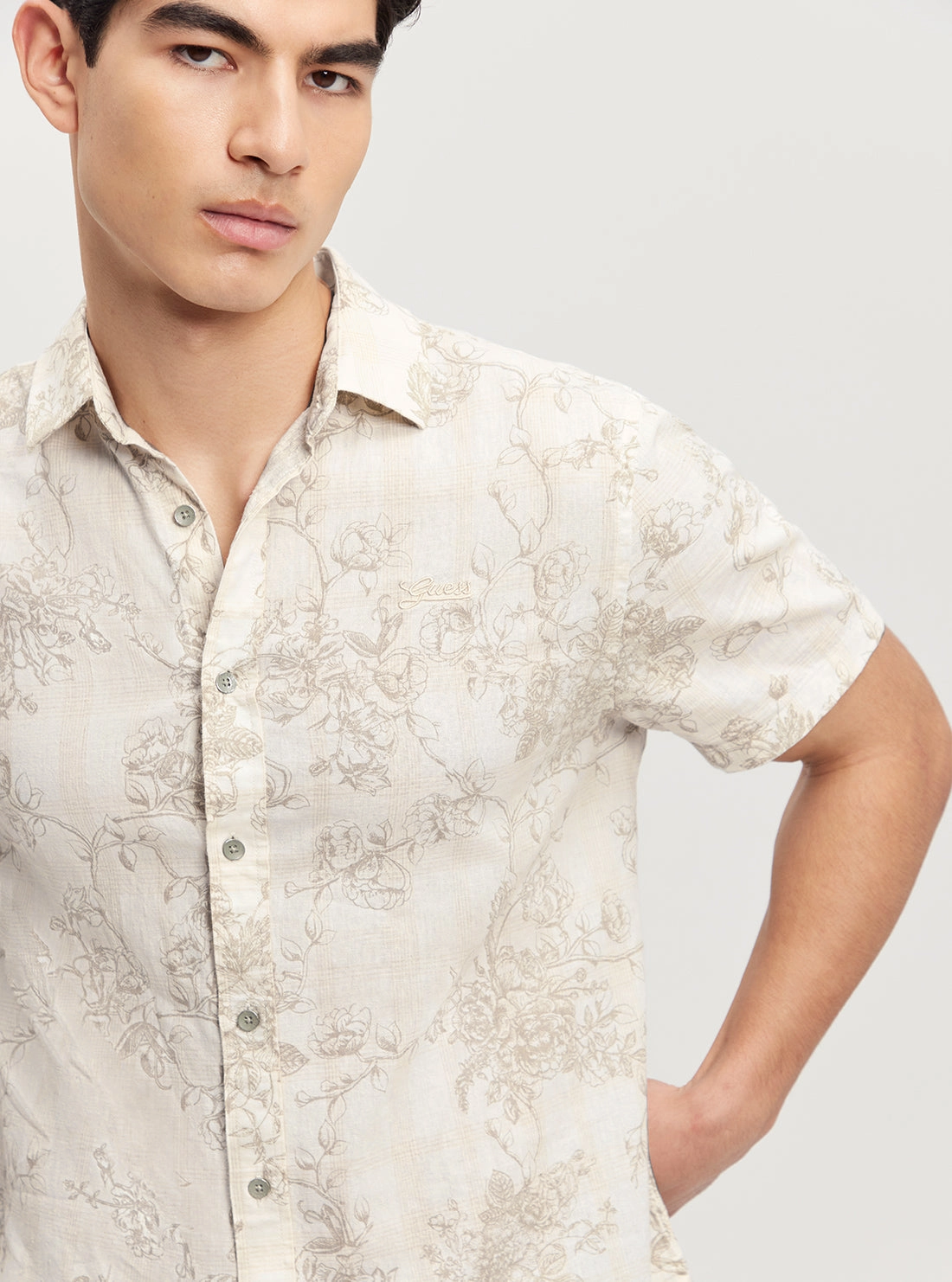 Eco Collin Overprinted Short Sleeve Shirt