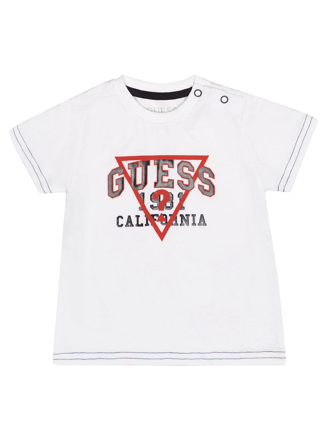Eco White Orange Logo T-Shirt (0-12m)