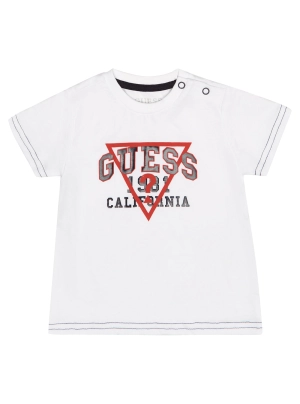 Eco White Orange Logo T-Shirt (0-12m)