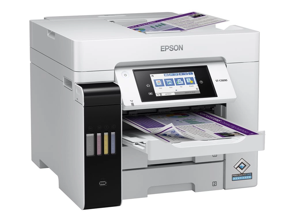 Epson WorkForce Pro ST-C5000 - Multifunction printer - color - ink-jet - refillable - Legal (8.5 in x 14 in) (original) - A4/Legal C11CJ29203