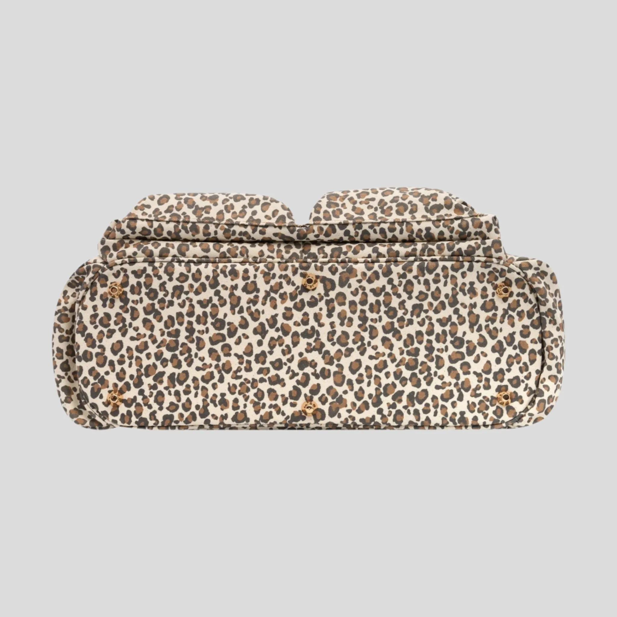 Everyday Multi-Pocket Tote Bag -- Leopard