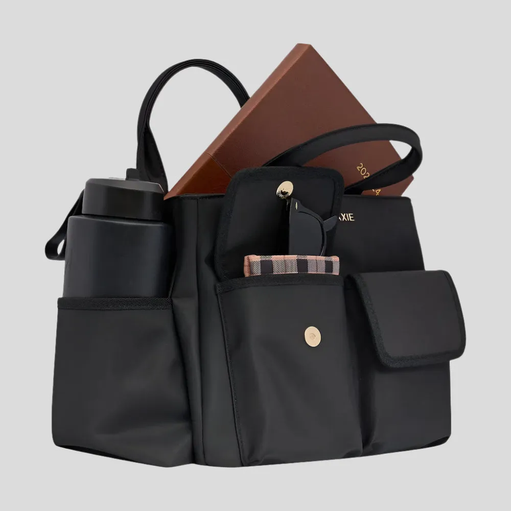 Everyday Multi-Pocket Tote Bag -- Leopard