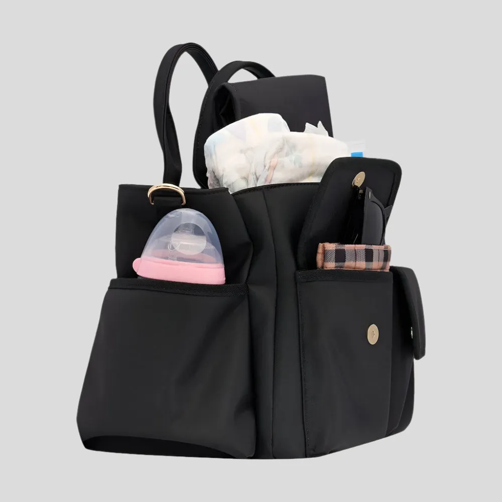 Everyday Multi-Pocket Tote Bag -- Leopard