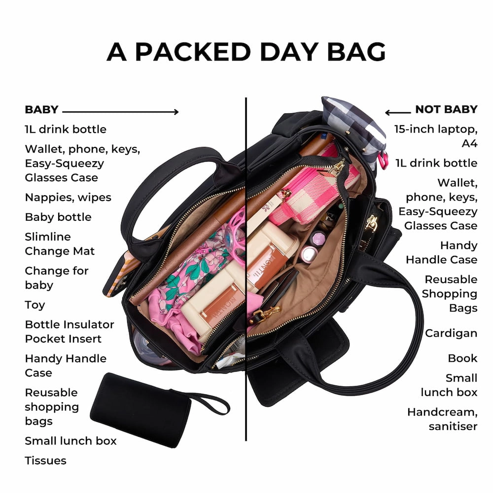 Everyday Multi-Pocket Tote Bag -- Tan