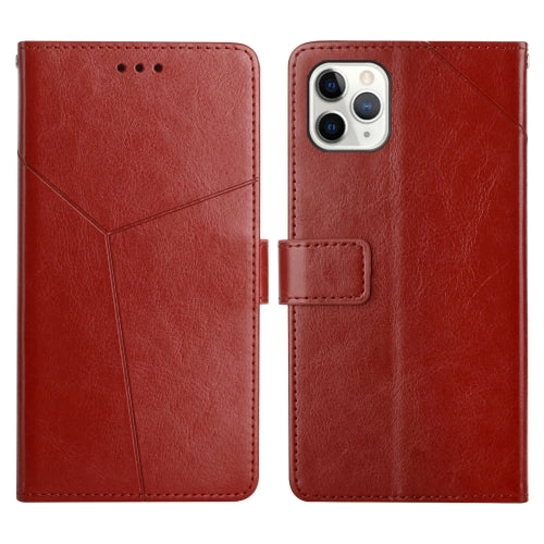 For iPhone 11 Y Stitching Horizontal Flip Leather Phone Case with Holder  Card Slots