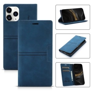 For iPhone 12 Dream Magnetic Suction Business Horizontal Flip PU Leather Case with Holder
