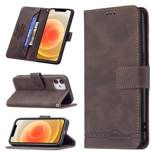 For iPhone 13 Magnetic Clasp RFID Blocking Anti-Theft Leather Case with Holder  Card Slots