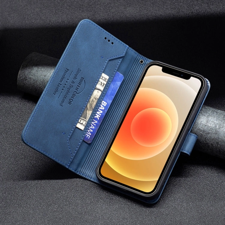For iPhone 13 Magnetic Clasp RFID Blocking Anti-Theft Leather Case with Holder  Card Slots