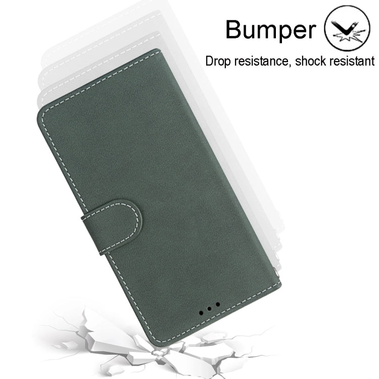 For Samsung Galaxy Note 20 Retro Frosted Horizontal Flip PU Leather Case with Holder  Card