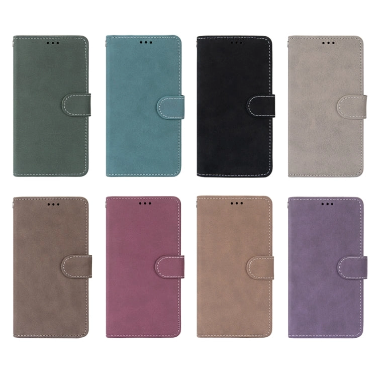 For Samsung Galaxy Note 20 Retro Frosted Horizontal Flip PU Leather Case with Holder  Card