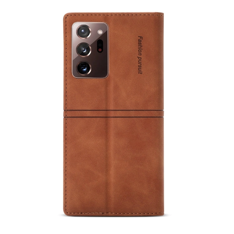 For Samsung Galaxy Note20 Dream Magnetic Suction Business Horizontal Flip PU Leather Case with