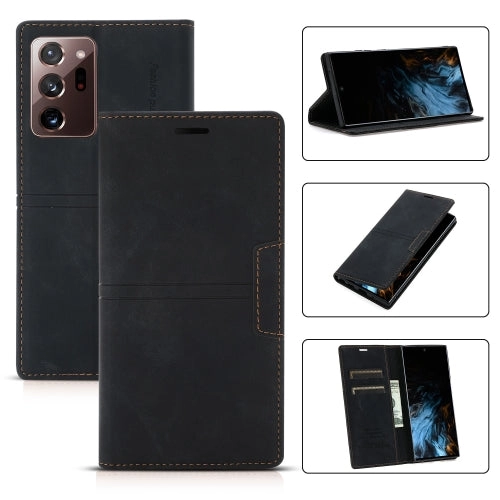 For Samsung Galaxy Note20 Dream Magnetic Suction Business Horizontal Flip PU Leather Case with