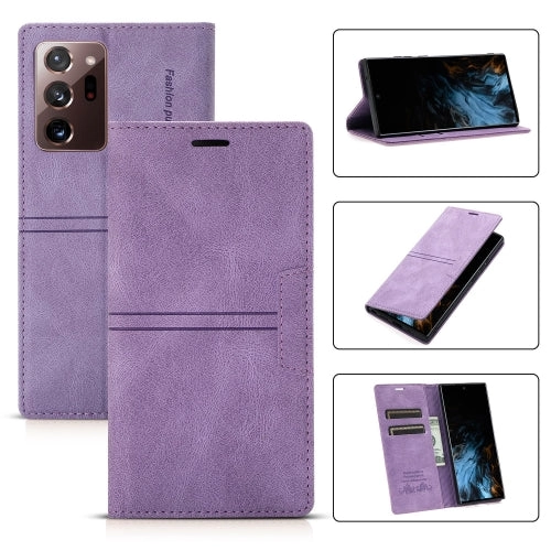 For Samsung Galaxy Note20 Dream Magnetic Suction Business Horizontal Flip PU Leather Case with