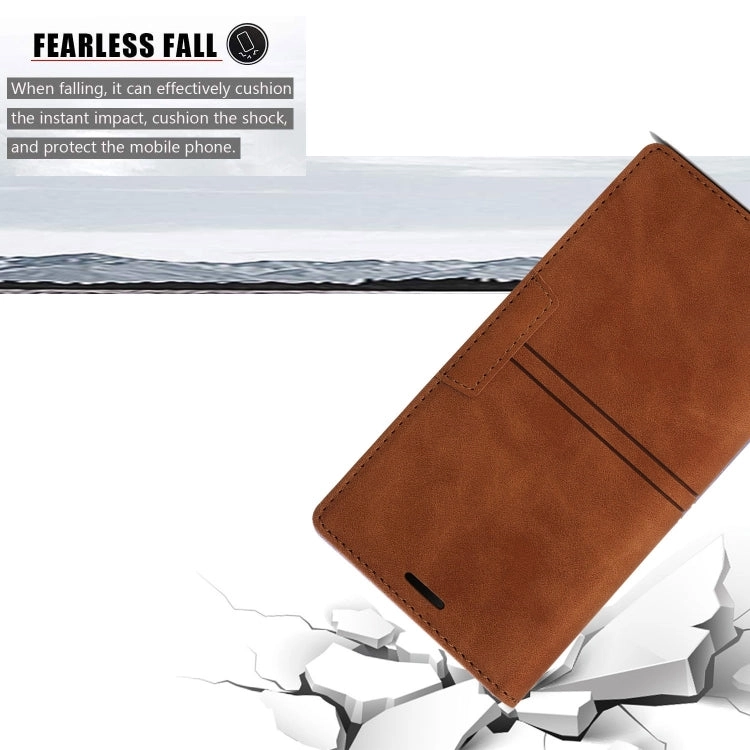 For Samsung Galaxy S21  5G Dream Magnetic Suction Business Horizontal Flip PU Leather Case with