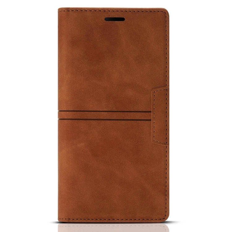 For Samsung Galaxy S21  5G Dream Magnetic Suction Business Horizontal Flip PU Leather Case with