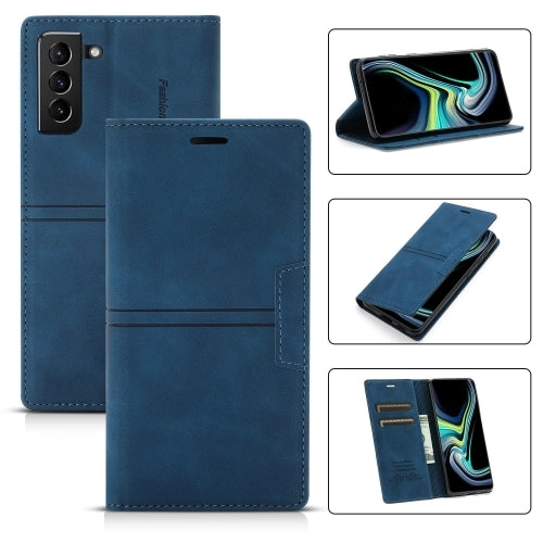 For Samsung Galaxy S21  5G Dream Magnetic Suction Business Horizontal Flip PU Leather Case with