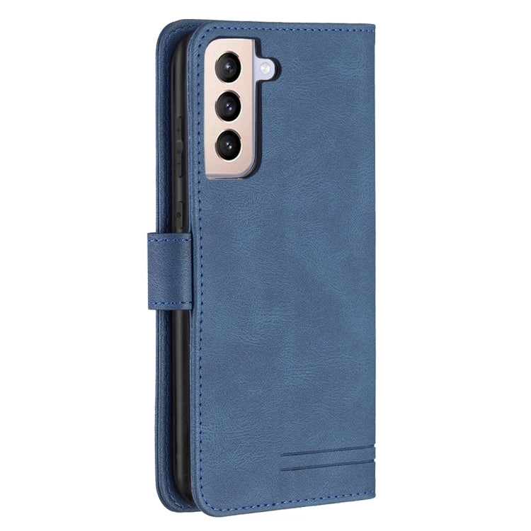 For Samsung Galaxy S21  5G Magnetic Clasp RFID Blocking Anti-Theft Leather Case with Holder