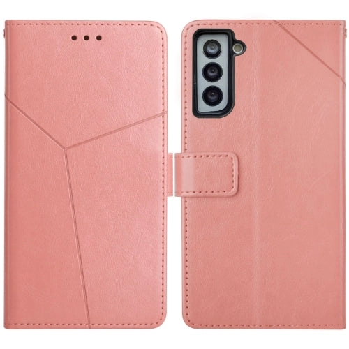 For Samsung Galaxy S21  5G Y Stitching Horizontal Flip Leather Case with Holder  Card Slots