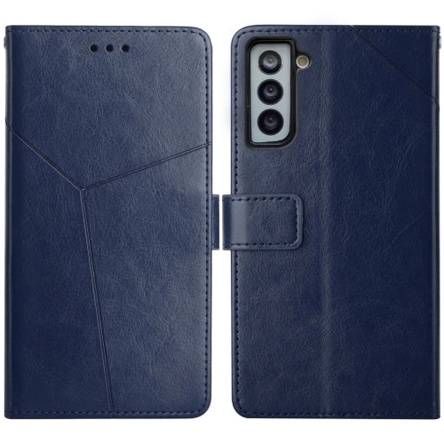 For Samsung Galaxy S21  5G Y Stitching Horizontal Flip Leather Case with Holder  Card Slots