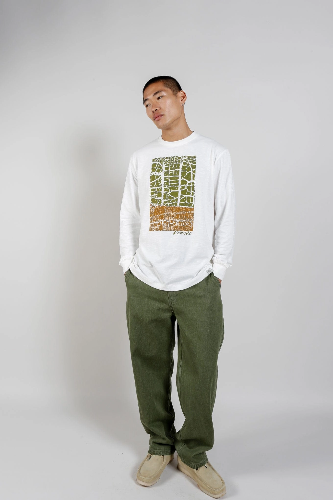 Forest Men's Organic Cotton T-Shirt | White