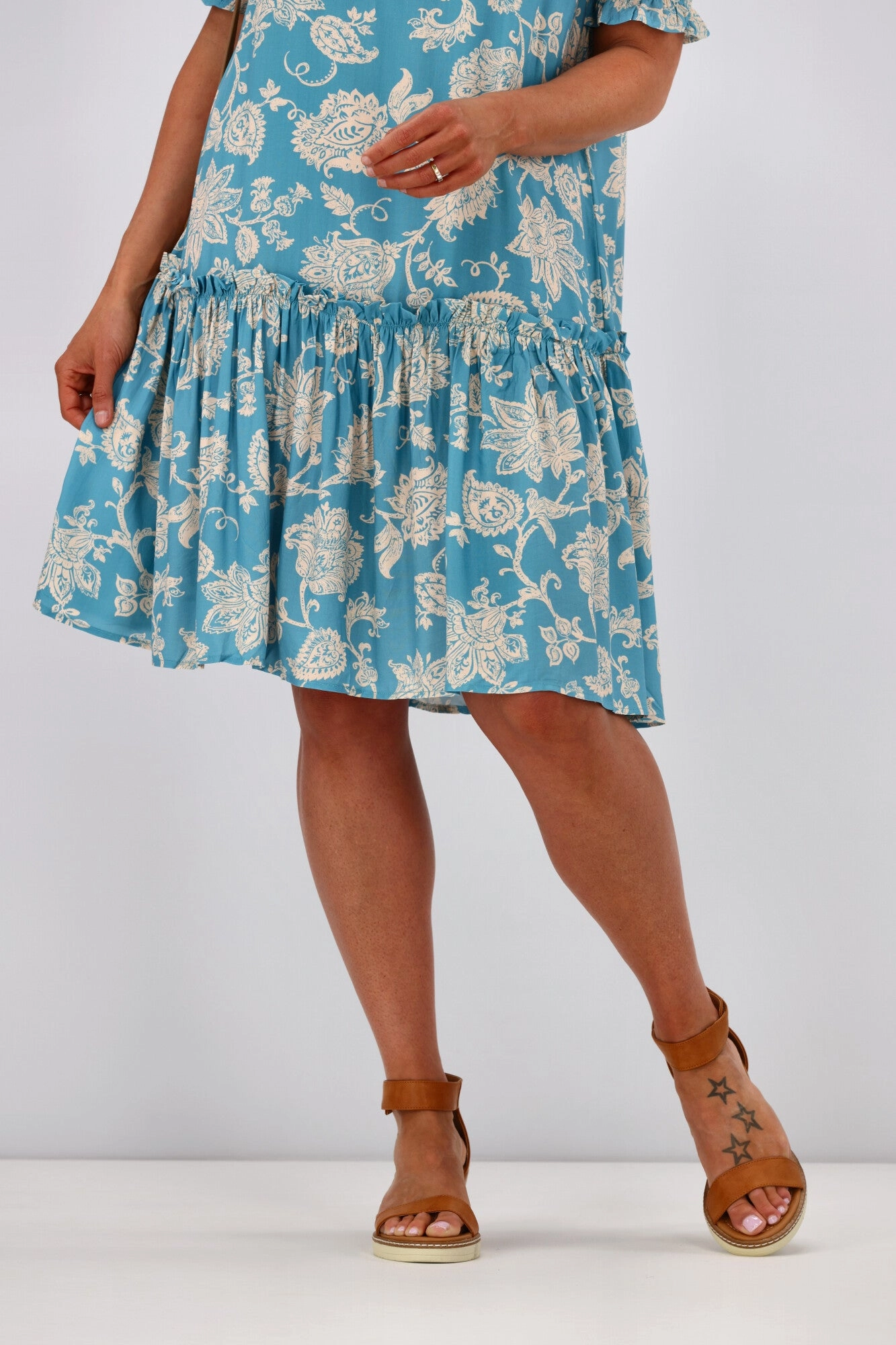 Gloss by Shine On Elena Dress Blue