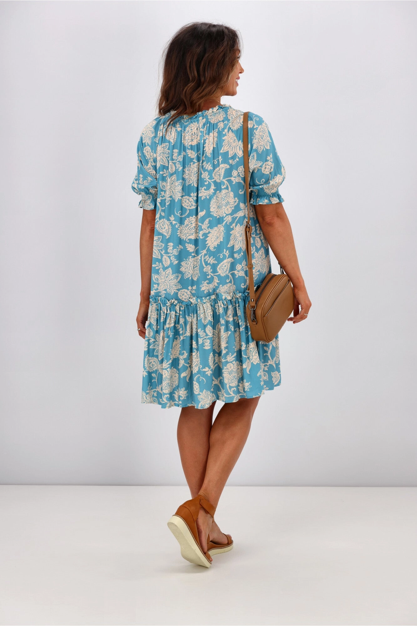 Gloss by Shine On Elena Dress Blue