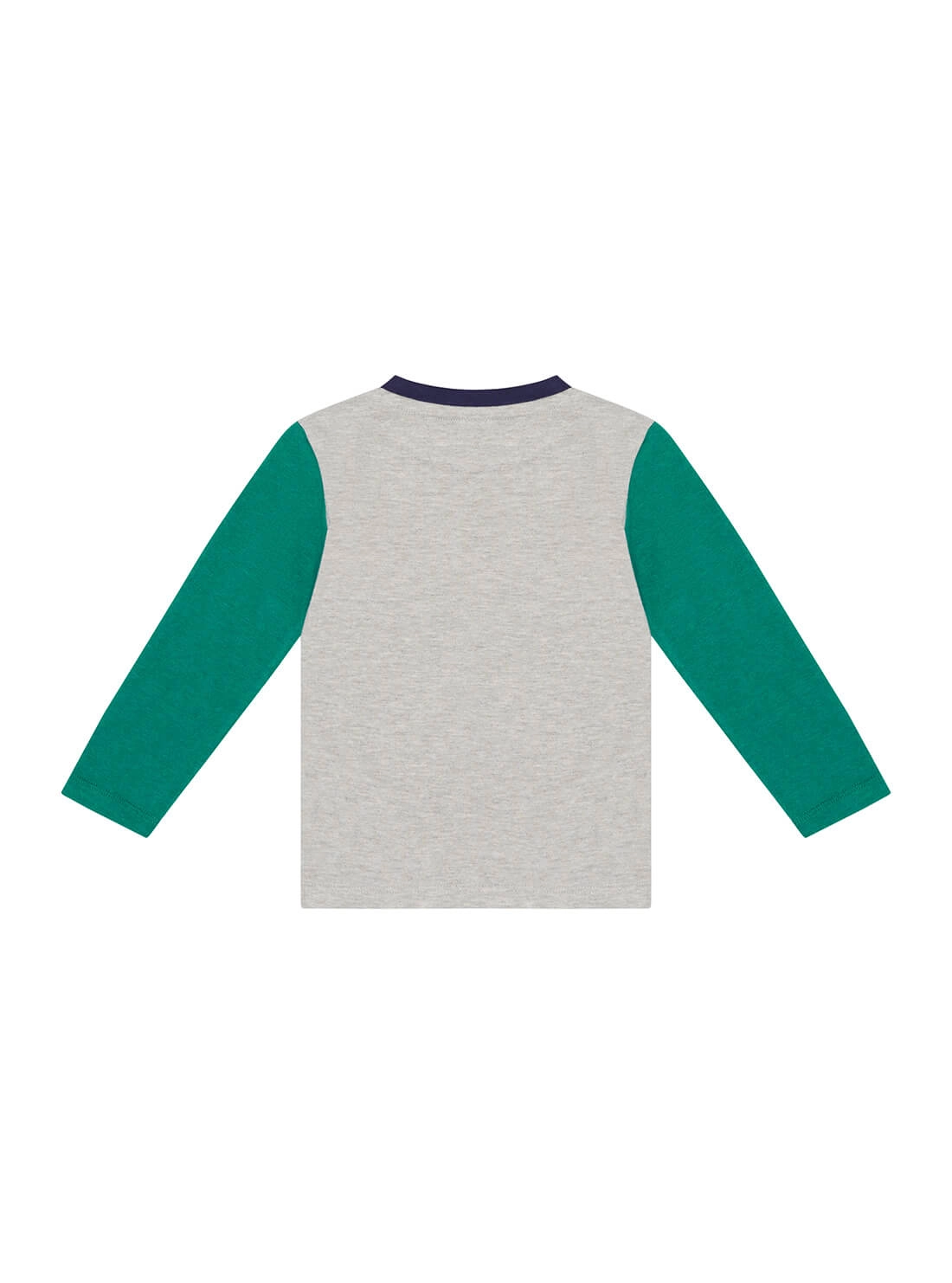 Grey Combo Green Logo T-Shirt (3-18m)