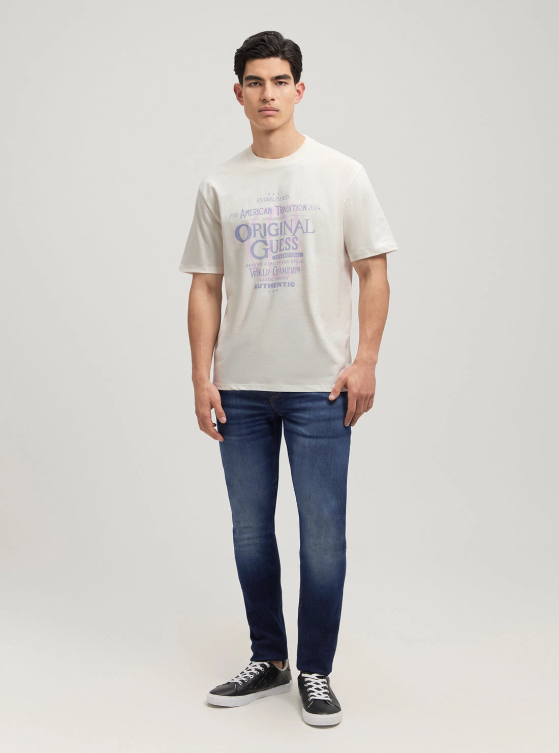 Guess Originals Beige Collegiate T-Shirt