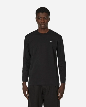 Heart Longsleeve T-Shirt Black
