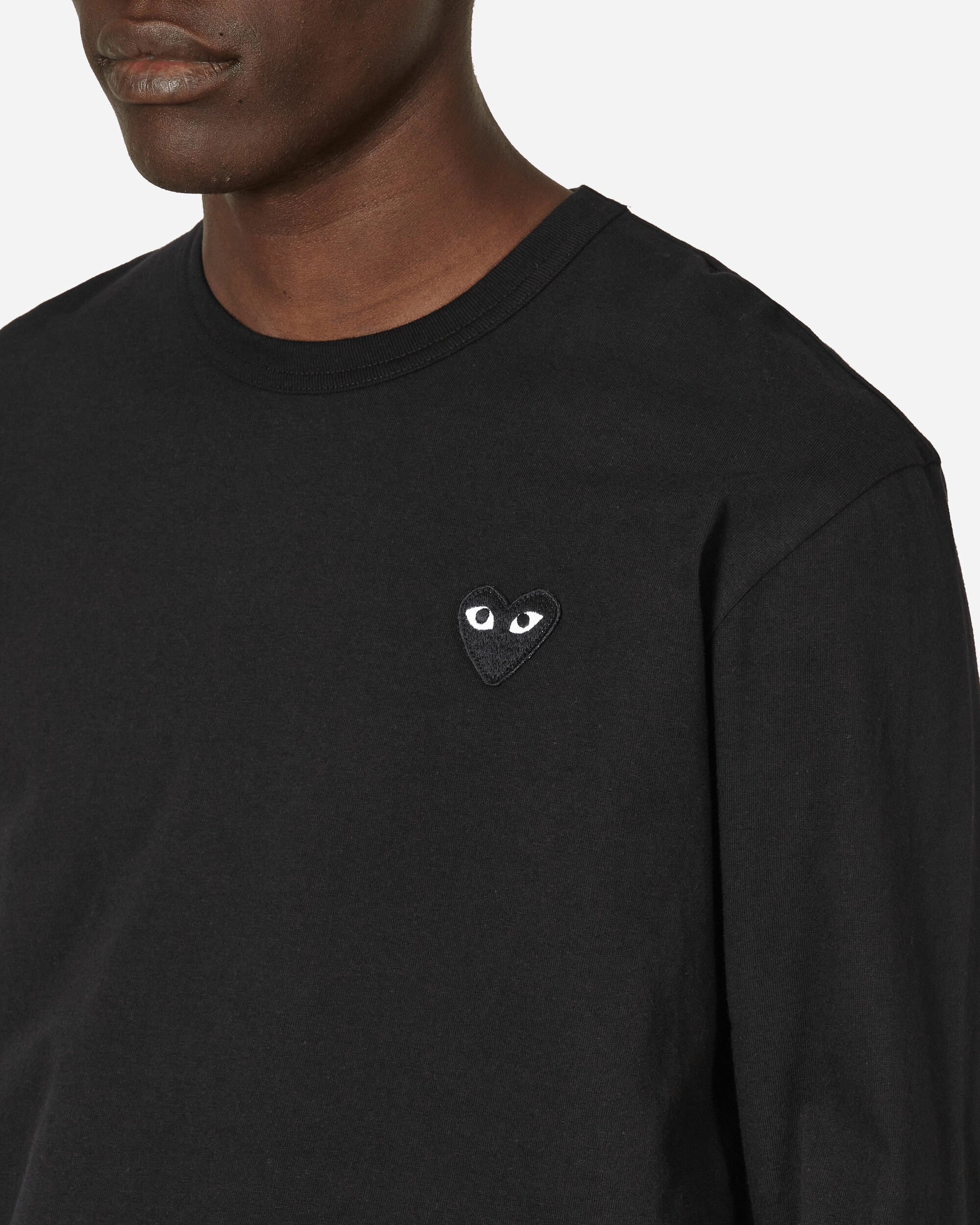 Heart Longsleeve T-Shirt Black