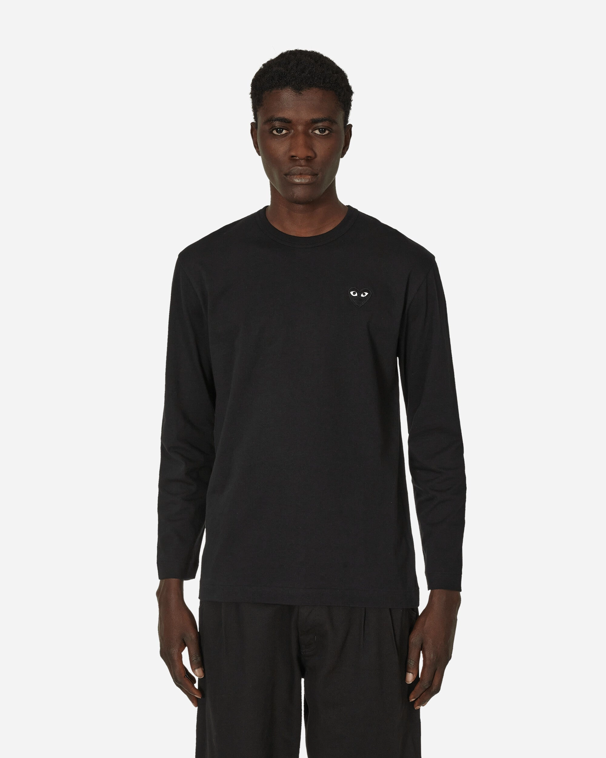 Heart Longsleeve T-Shirt Black