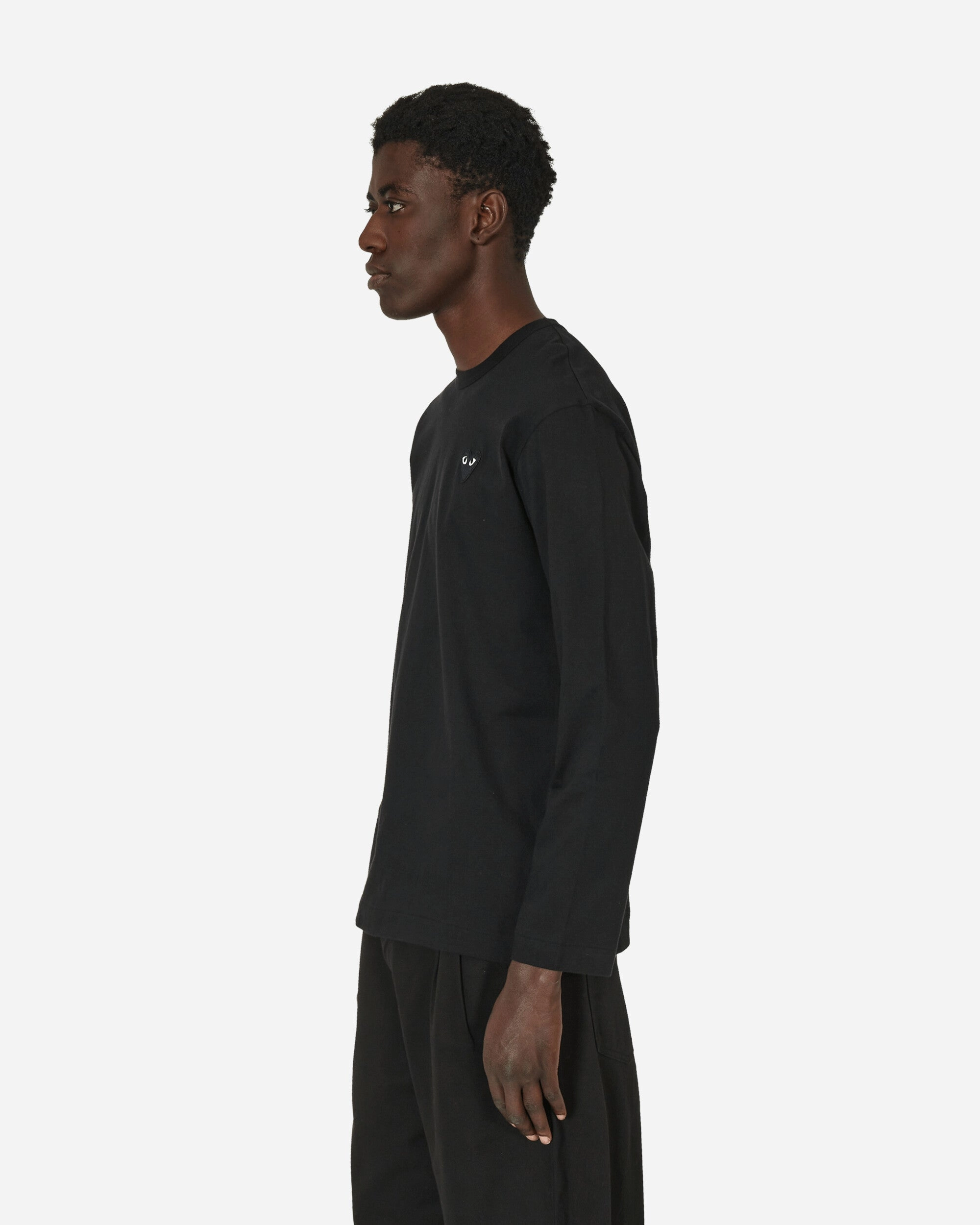Heart Longsleeve T-Shirt Black