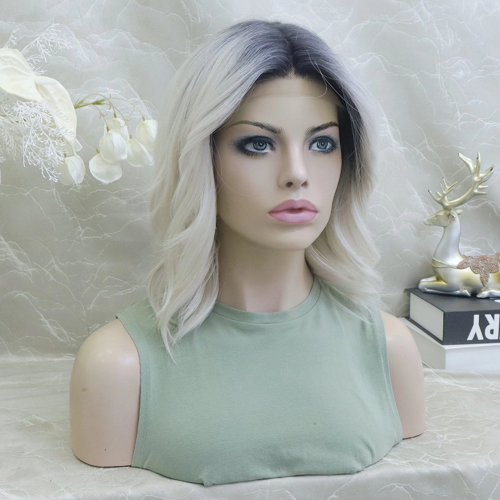 IMstyle Sharli short Layer hairstyle T part Glueless lace front wigs TS95-1T2324