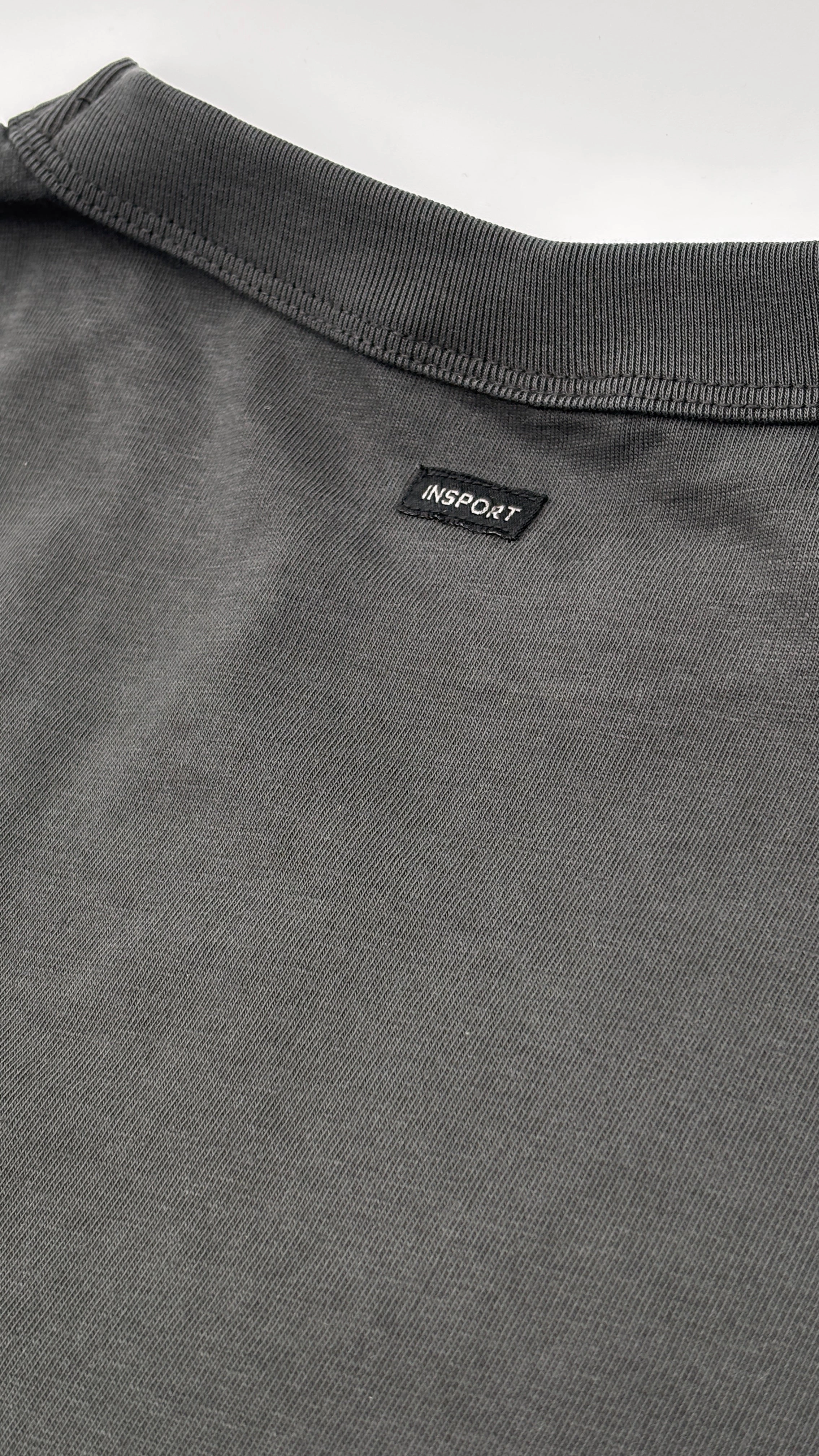 INSPORT MEN'S EASTON WASHED BLACK OVERSIZED TEE