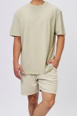 INSPORT MEN'S EASTON WASHED OLIVE OVERSIZED TEE