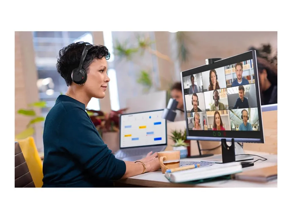 Jabra Evolve2 55 MS Stereo - Headset - on-ear - Bluetooth - wireless - active noise canceling - USB-A via Bluetooth adapter - 25599-999-989-01