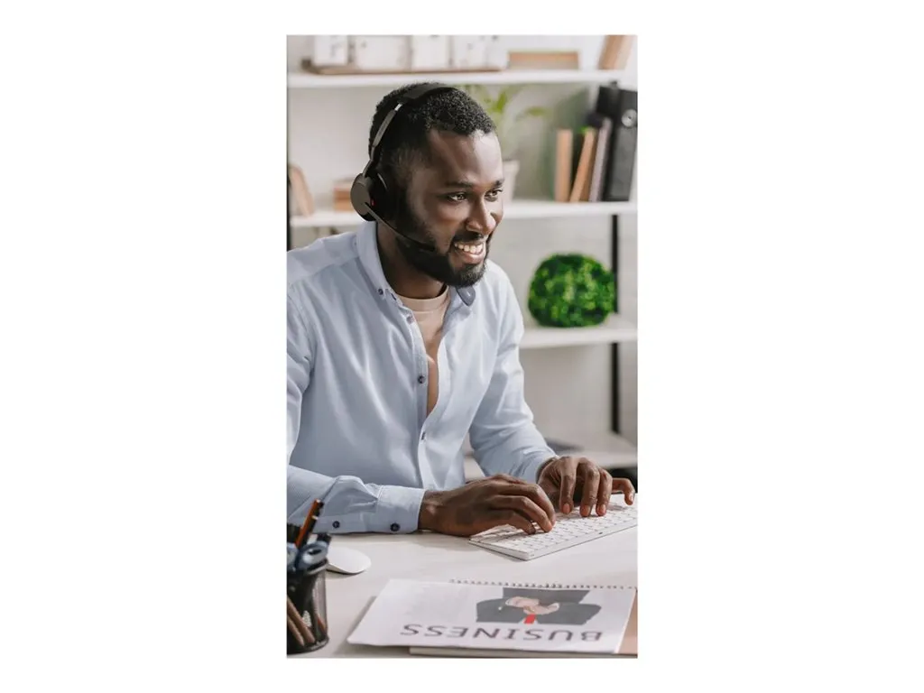 Jabra Evolve2 55 MS Stereo - Headset - on-ear - Bluetooth - wireless - active noise canceling - USB-A via Bluetooth adapter - 25599-999-989-01