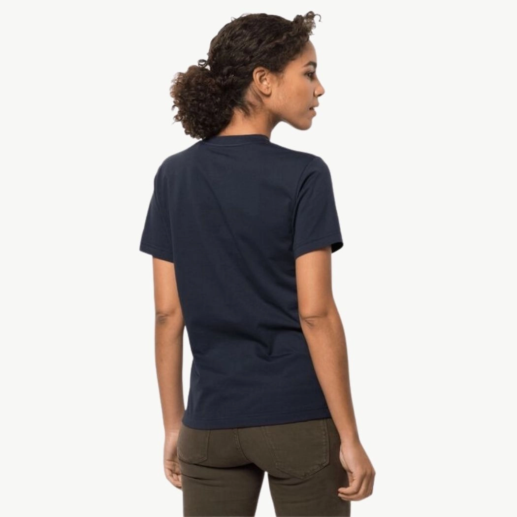 jack wolfskin Flower Logo Women's Tee