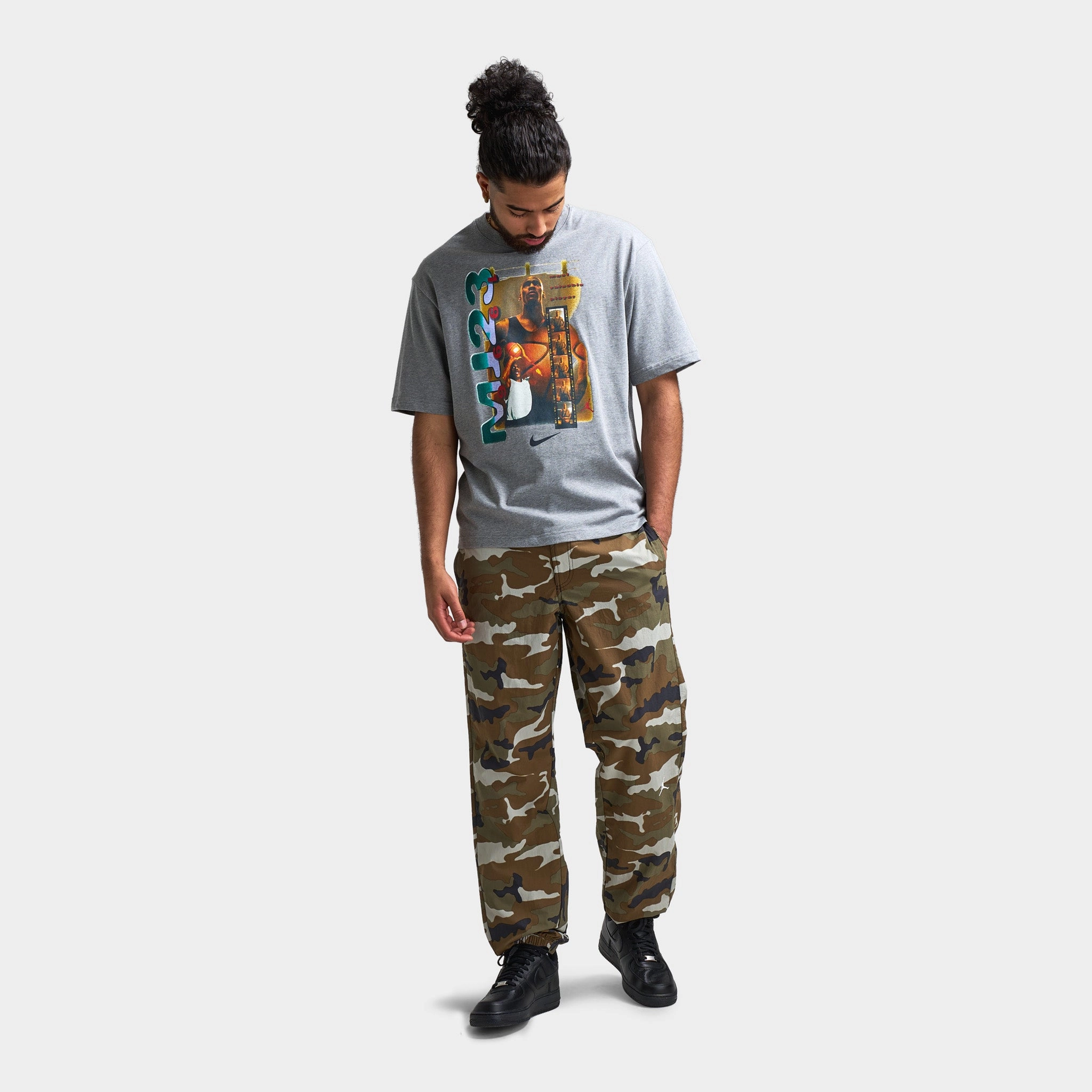 Jordan MJ23 Graphic T-Shirt Carbon Heather / Black