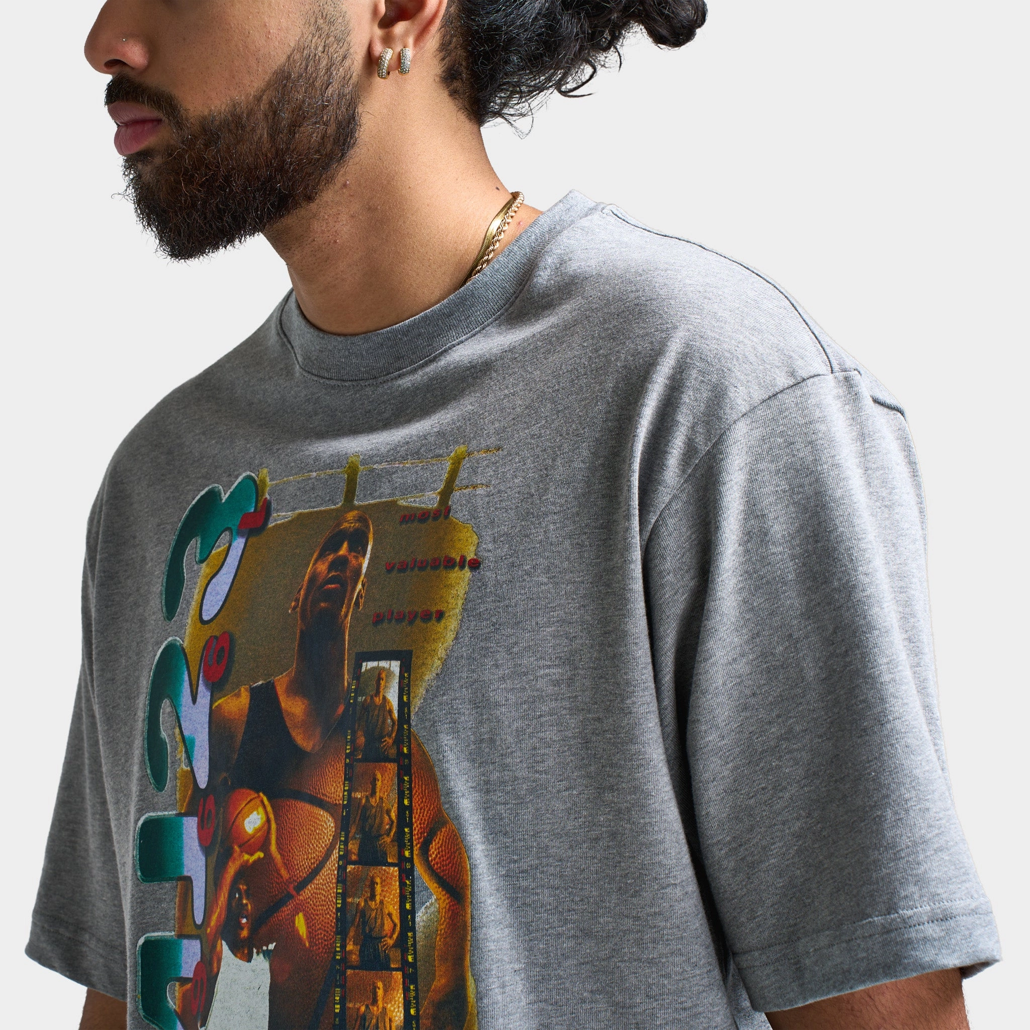 Jordan MJ23 Graphic T-Shirt Carbon Heather / Black