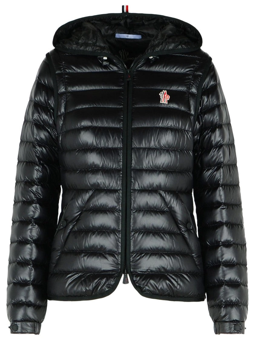 'Karura' Black Polyamide Jacket